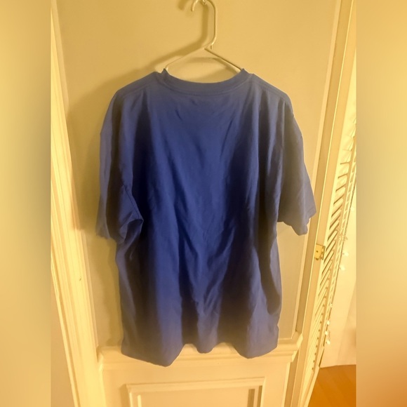 American Giant XXL Graphic Tee Shirt “American Made” USA Flag Patch Blue - Picture 5 of 8